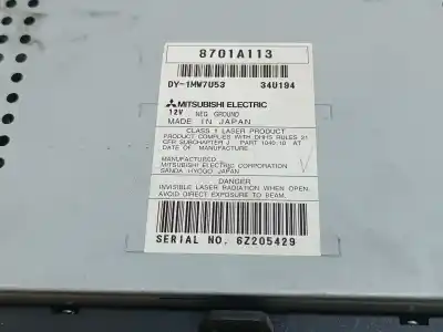 Автозапчастина б/у аудіо система / радіо cd для mitsubishi montero (v80/v90) 3.2 di-d cat посилання на oem iam 6z205429 dy1mw7u53 8701a113