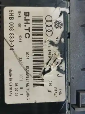 Автозапчасти б/у климат-контроль за audi a6 c6 (4f2) 2.0 tdi ссылки oem iam 4f2820043b 5hb008833-10 4f0910043