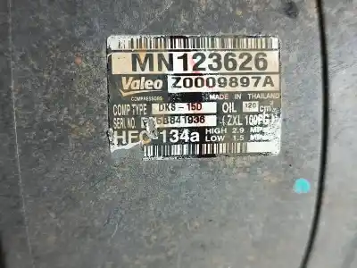 Автозапчасти б/у компрессор кондиционера воздуха за mitsubishi l 200 (ka0/kb0) cabina doble intense 4x4 ссылки oem iam mn123626 z0009897a 205b841936