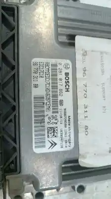 Second-hand car spare part ecu engine control for citroen c4 lim. business oem iam references 0281017862 edc17c10 9677031180