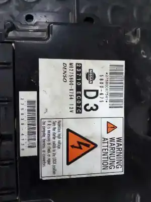 Автозапчастина б/у ебу контролер двигуна для nissan navara pick-up (d40m) double cab se 4x4 посилання на oem iam 23710ec07c