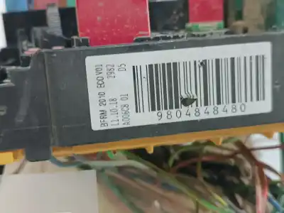 Peça sobressalente para automóvel em segunda mão caixa de fusíveis e relés por citroen c3 elle referências oem iam 9804848480