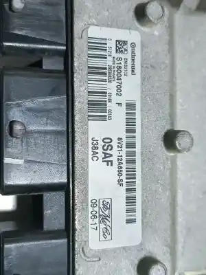 Second-hand car spare part ecu engine control for ford fiesta (ccn) black edition oem iam references s180047002f