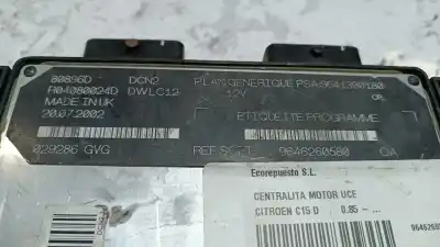 Second-hand car spare part ecu engine control for citroen c15 d oem iam references   