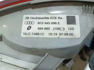 Second-hand car spare part right tailgate light for audi a4 b7 avant (8ed) 2.0 tdi 16v oem iam references   