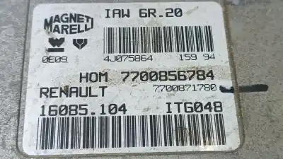 Second-hand car spare part ecu engine control for renault twingo (co6) 1.3 (c063/64) oem iam references 7700871780 4j07586415994 7700856784