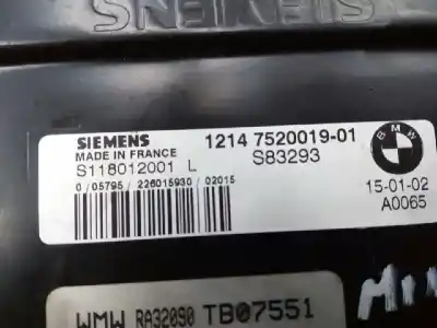Автозапчасти б/у блок управления двигателем за mini mini (r50, r53) cooper ссылки oem iam 1214752001901  s118012001l