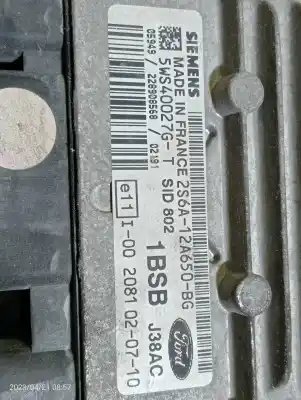 Second-hand car spare part ecu engine control for ford fiesta (cbk) ambiente oem iam references 2s6a12a650bg  5ws40027gt