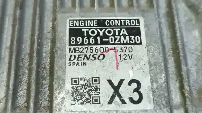 Автозапчастина б/у ЕБУ КОНТРОЛЕР ДВИГУНА для TOYOTA AURIS  Посилання на OEM IAM 896610ZM30  MB2756005370