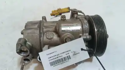 Second-hand car spare part air conditioning compressor for citroen nemo basis oem iam references 9684480480  sd6v12