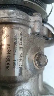 Second-hand car spare part air conditioning compressor for citroen nemo basis oem iam references 9684480480  sd6v12