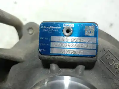 Автозапчастина б/у турбонагрузник для ford kuga (cbs) st-line 120 cv / 88 kw посилання на oem iam f1fg6k682ac  16399700018