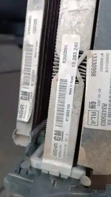Peça sobressalente para automóvel em segunda mão radiador de água por opel meriva b excellence referências oem iam 13283249