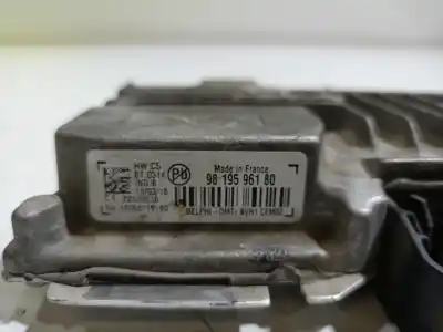 Second-hand car spare part electronic module for peugeot 208 allure oem iam references 9819596180  