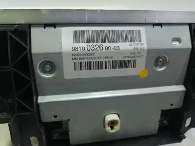 Peça sobressalente para automóvel em segunda mão display gps / multimídia por peugeot 3008 active referências oem iam 981003268003