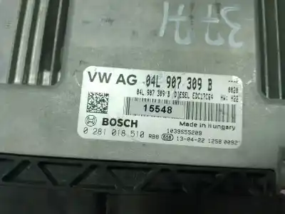 Second-hand car spare part ecu engine control for seat leon (5f1) 1.6 tdi oem iam references 04l907309b  