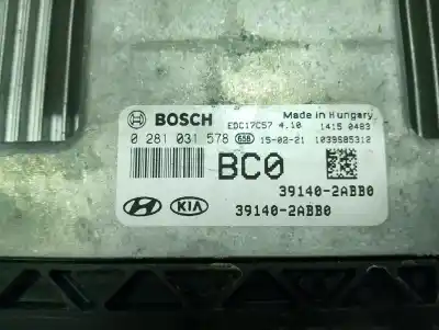 Peça sobressalente para automóvel em segunda mão centralina de motor uce por hyundai i30 (gd) 25 aniversario referências oem iam 0281031578
