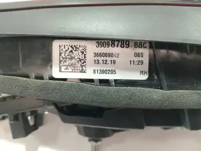 Pezzo di ricambio per auto di seconda mano luce di coda interna destra per opel astra k lim. 5türig astra start/stop 104 cv / 77 kw riferimenti oem iam 39098789