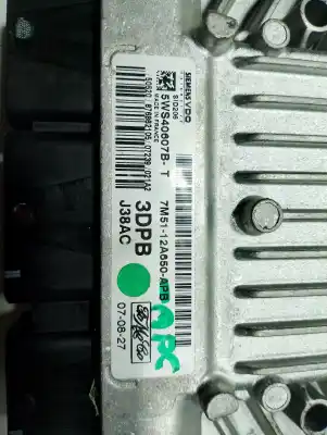 Second-hand car spare part ecu engine control for ford focus lim. (cb4) titanium oem iam references 7m5112a650  5ws40607b