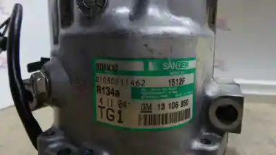 Second-hand car spare part air conditioning compressor for opel combo 1.3 16v cdti cat (z 13 dt / ln9) oem iam references 13106850 1512f sd6v10