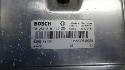 Pezzo di ricambio per auto di seconda mano centralina motore per renault scenic (ja..) 1.9 dci century riferimenti oem iam 8200199726 hom8200049306 0281010441