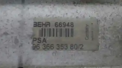 Second-hand car spare part intercooler for peugeot 307 break / sw (s1) sw pack oem iam references 9636635380  66948