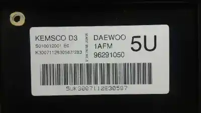 Peça sobressalente para automóvel em segunda mão centralina de motor uce por daewoo matiz 0.8 cat referências oem iam s010012001  96291050