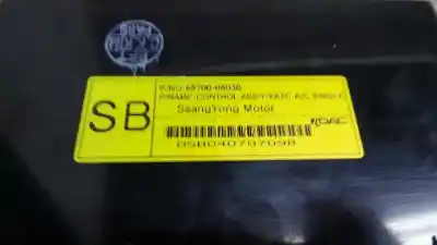 Second-hand car spare part heating / air conditioning control panel for ssangyong rexton 2.9 turbodiesel cat oem iam references 6870008030  