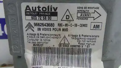 Peça sobressalente para automóvel em segunda mão centralina de airbag por citroen c4 coupe collection referências oem iam 9662643680  