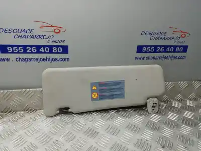 Second-hand car spare part right sunshade for dacia sandero ambiance oem iam references   