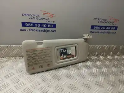Peça sobressalente para automóvel em segunda mão para-sol direito por renault laguna iii authentique referências oem iam 