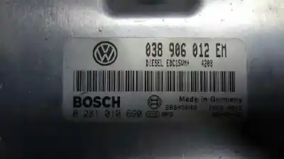 Peça sobressalente para automóvel em segunda mão centralina de motor uce por seat cordoba berlina (6l2) fresh referências oem iam 038906012em 28sa5642 0281010690