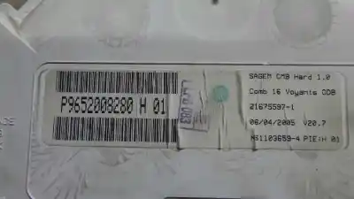 Peça sobressalente para automóvel em segunda mão quadrante por citroen c2 1.4 hdi referências oem iam p9652008280h01  216755971
