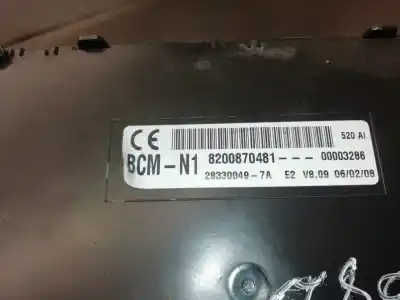 Second-hand car spare part fuse box unit for renault kangoo authentique oem iam references 8200870481  