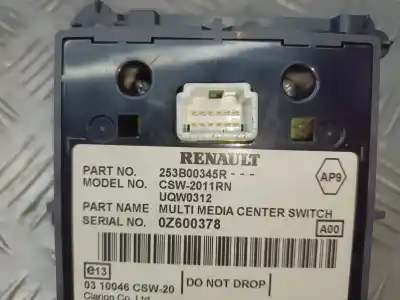 Peça sobressalente para automóvel em segunda mão módulo / sistema de navegação gps por renault laguna iii authentique referências oem iam 281155676r  