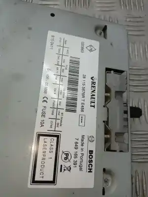 Peça sobressalente para automóvel em segunda mão módulo / sistema de navegação gps por renault laguna iii authentique referências oem iam 281155676r  