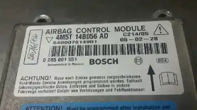 Автозапчасти б/у блок управления подушками безопасности за ford c-max (cb3) ambiente ссылки oem iam 0285001551  4m5t14b056ad