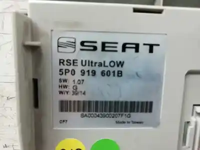 İkinci el araba yedek parçası çok fonksiyonlu ekran için seat altea xl (5p5) reference oem iam referansları 5p0919601b  