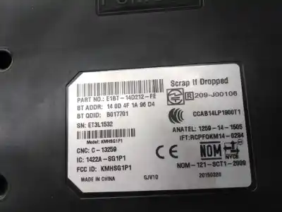 Peça sobressalente para automóvel em segunda mão módulo eletrônico por ford c-max (ceu) trend referências oem iam e1bt14d212fe  