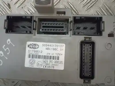 Second-hand car spare part electronic module for fiat bravo (198) 1.9 dynamic multijet oem iam references 51786512  