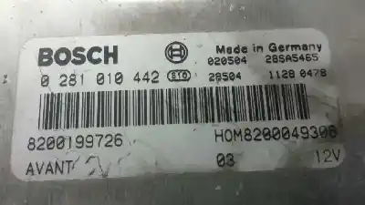 Pezzo di ricambio per auto di seconda mano centralina motore per renault scenic (ja..) 1.9 dci century riferimenti oem iam 0281010442 8200049306 8200199726