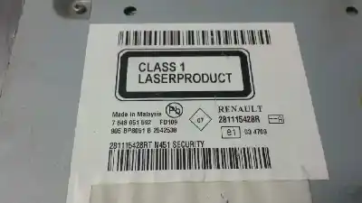 Pezzo di ricambio per auto di seconda mano impianto audio / radio cd per dacia logan ambiance riferimenti oem iam 281115428rt   Pezzo di ricambio per auto di seconda mano impianto audio / radio cd per dacia logan ambiance riferimenti oem iam 281115428rt