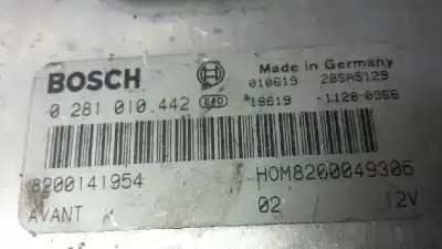 Second-hand car spare part ecu engine control for renault scenic (ja..) 1.9 dci century oem iam references 0281010442 8200049306 8200141955