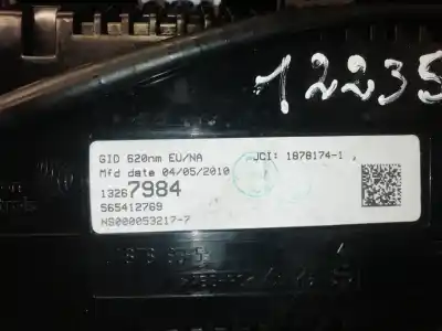 Second-hand car spare part multifunction display for opel astra j lim. cosmo oem iam references 13267984  565412769