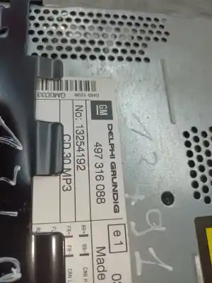 Second-hand car spare part audio system / radio cd for opel corsa d catch me oem iam references 497316088  