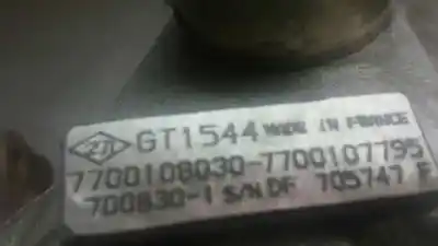 Автозапчастина б/у турбонагрузник для renault clio ii fase i (b/cbo) * посилання на oem iam 7700108030 gt1544 7700107795