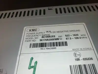 İkinci el araba yedek parçası ses sistemi / radyo cd için kia cee´d business oem iam referansları 96170a2000wk  