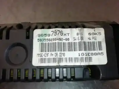 Second-hand car spare part multifunction display for citroen c3 1.1 furio oem iam references 96597970xt  