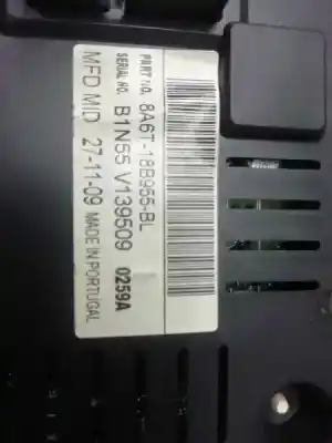 Second-hand car spare part multifunction display for ford fiesta (cb1) ghia oem iam references 8a6t18b955bl  