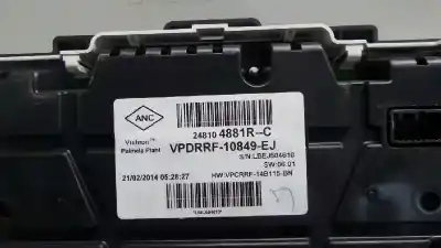 Second-hand car spare part dashboard for renault captur dynamique oem iam references 248104881r  vpdrrf10849ej